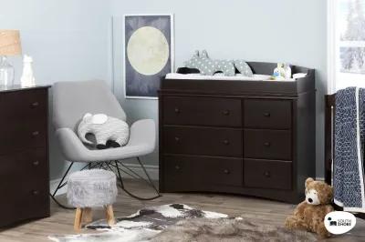 Angel Espresso Dresser & Changing Table - South Shore