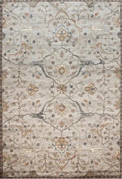 Sonoma 8 x 11 Traditional Ivory and Blue Rug