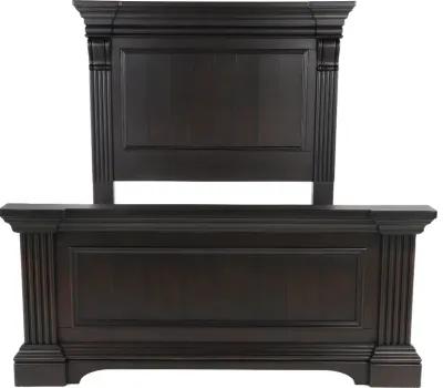 Caldwell Dark Brown Queen Bed