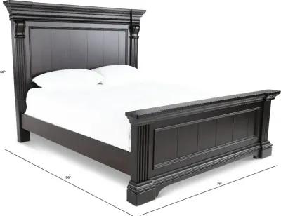 Caldwell Dark Brown Queen Bed