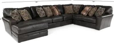 Denali Steel Gray 5 Piece Sectional