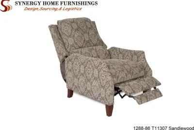 Sandlewood Beige High-Leg Pushback Recliner