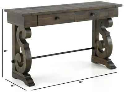 Ballamy Weathered Pine Console Table