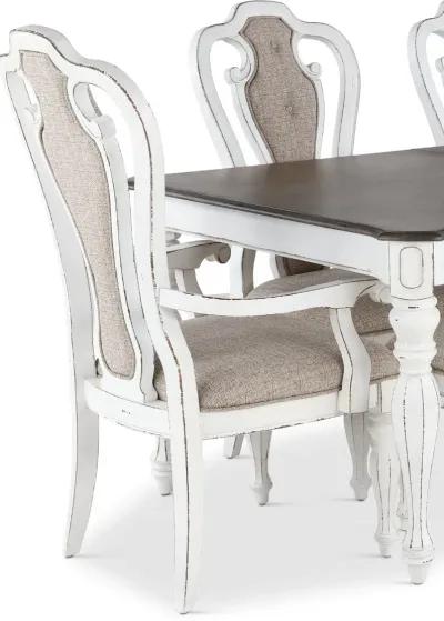 Magnolia Manor Antique White 7 Piece Dining Set