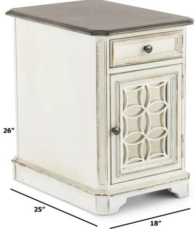 Magnolia Manor Antique White Side Table