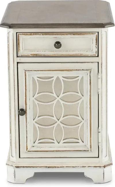 Magnolia Manor Antique White Side Table