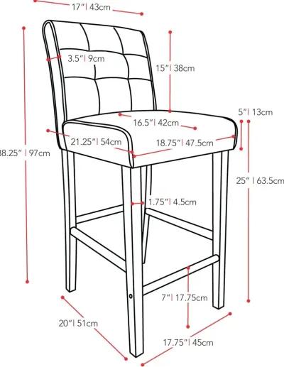 Antonio Gray Counter Height Stool