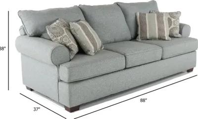 Alison Blue-Gray Sofa