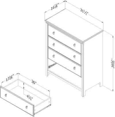 Catimini Four-Drawer Chest - South Shore