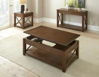 Lenka Mocha Brown Lift Top Coffee Table