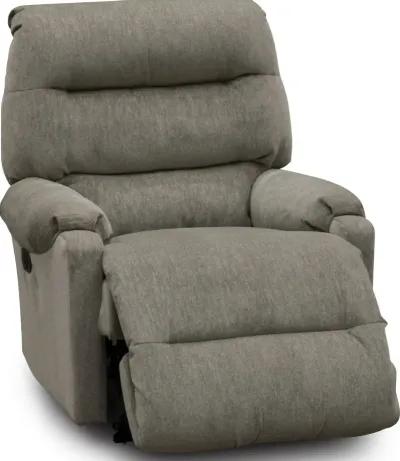 Sedgefield Gray Small Scale Manual Rocker Recliner