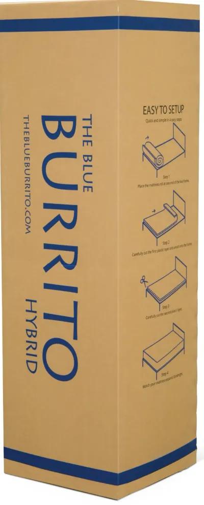 Blue Burrito Hybrid Memory Foam Full Mattress