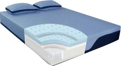 Blue Burrito Hybrid Memory Foam Full Mattress