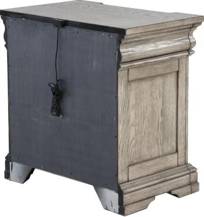 Madison Ridge Gray Nightstand