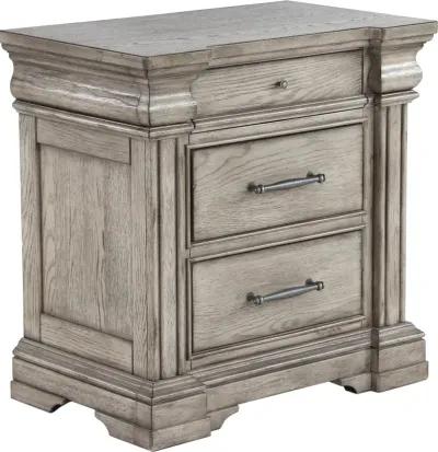 Madison Ridge Gray Nightstand