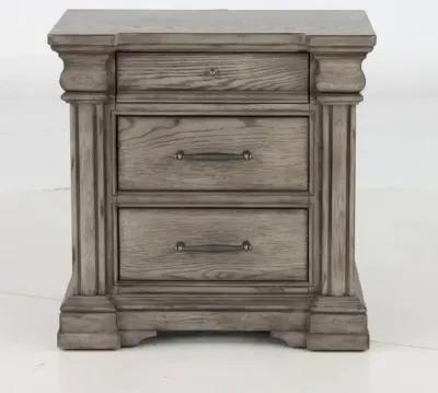 Madison Ridge Gray Nightstand