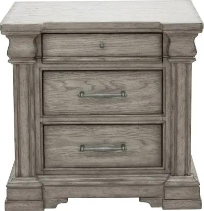 Madison Ridge Gray Nightstand