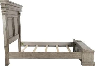 Madison Ridge Gray Queen Storage Bed