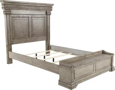 Madison Ridge Gray Queen Storage Bed