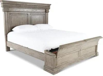 Madison Ridge Gray Queen Storage Bed