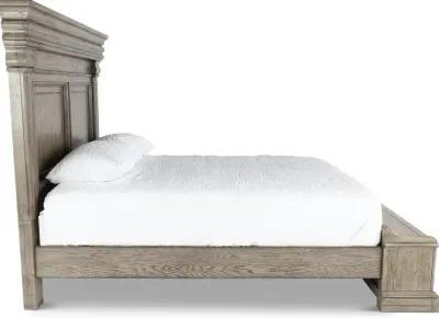 Madison Ridge Gray Queen Storage Bed