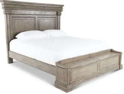 Madison Ridge Gray Queen Storage Bed