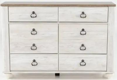 Millhaven Whitewash Youth Dresser