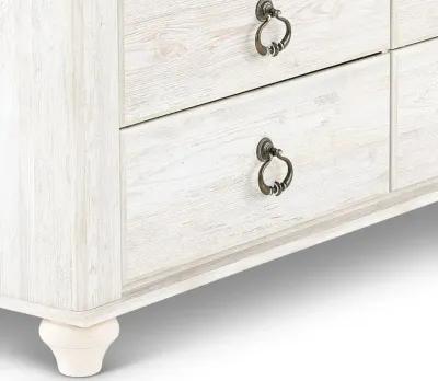 Millhaven Whitewash Youth Dresser