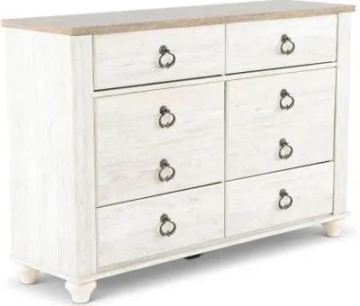 Millhaven Whitewash Youth Dresser