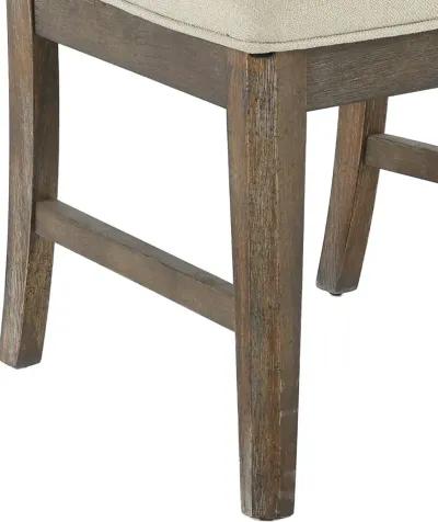 Artisan Prairie Gray Lattice Back Dining Room Chair