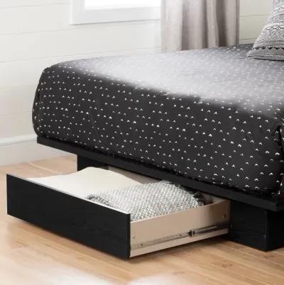 Holland Black Full-Queen Platform Bed - South Shore