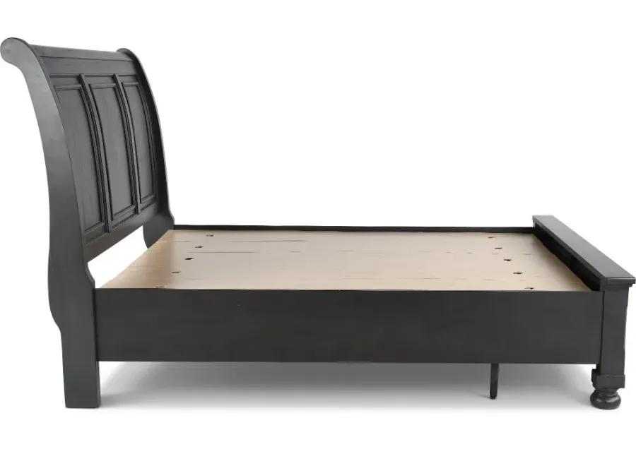 Stella Gray Queen Storage Bed