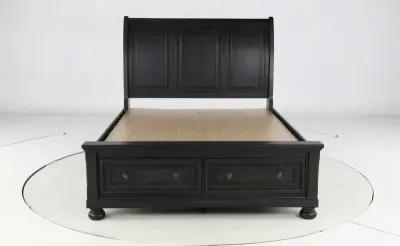 Stella Gray Queen Storage Bed