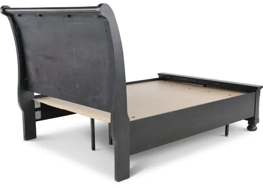 Stella Gray Queen Storage Bed