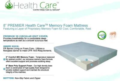 Premier Memory Foam Split King Mattress