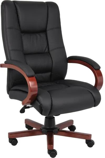 Black High-Back Executive Office Chair