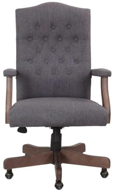 Gray High-Back Executive Swivel Chair