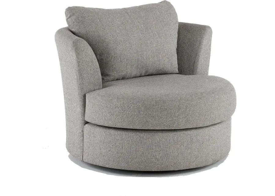 Emerson Slate Gray Swivel Chair