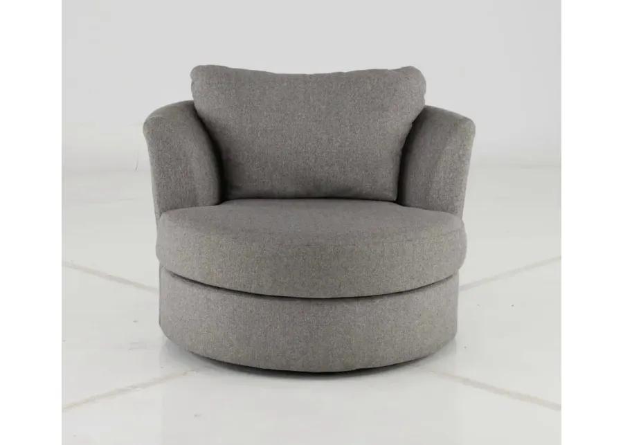 Emerson Slate Gray Swivel Chair