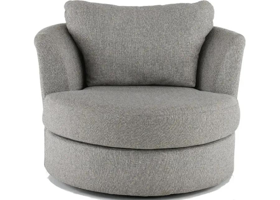 Emerson Slate Gray Swivel Chair