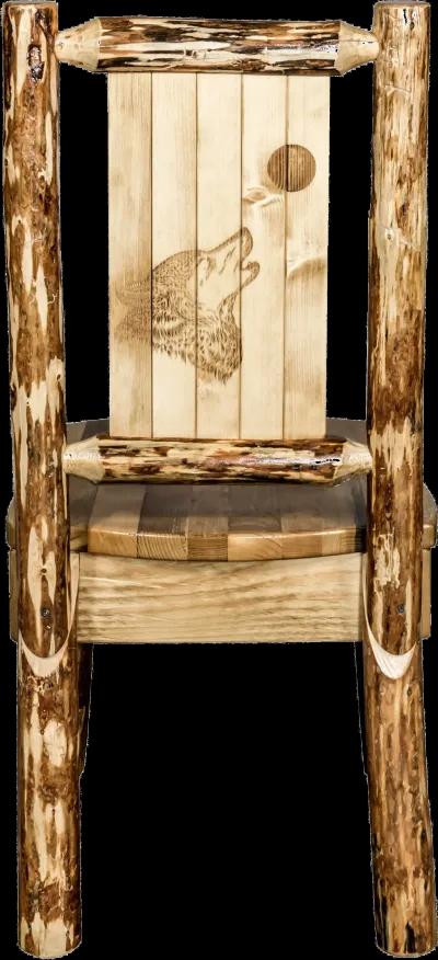 Country Wolf Dining Chair - Glacier Country