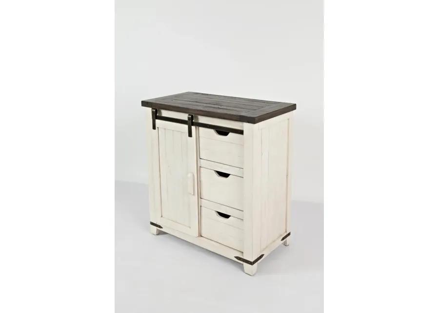 Madison County Vintage White Accent Cabinet