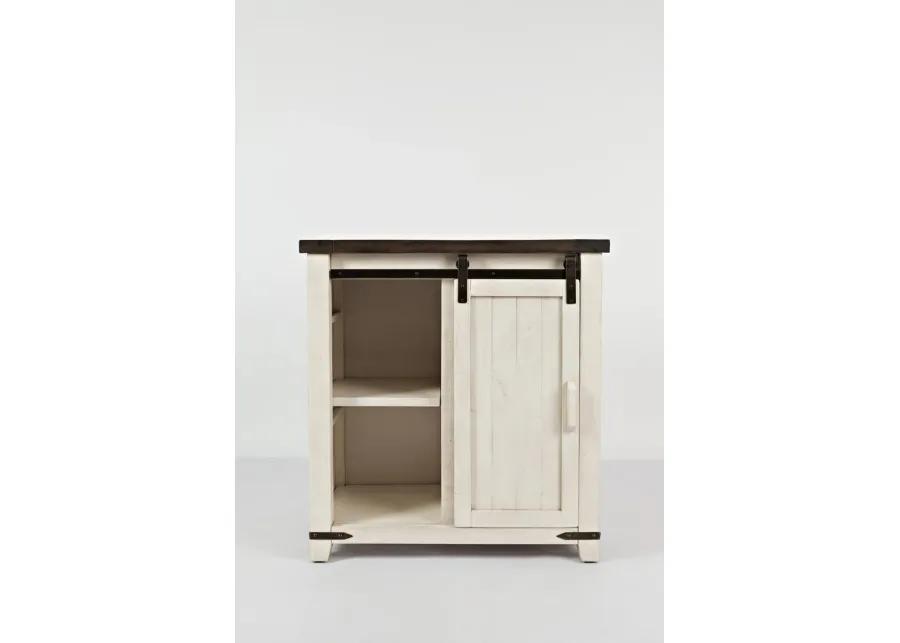 Madison County Vintage White Accent Cabinet