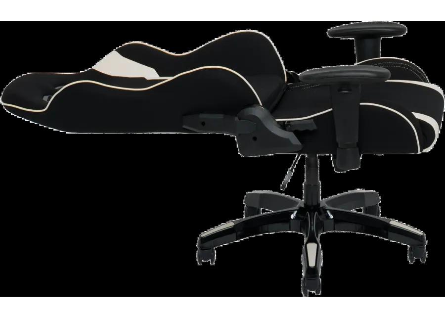 Workspace Black and White Gaming Desk Chair