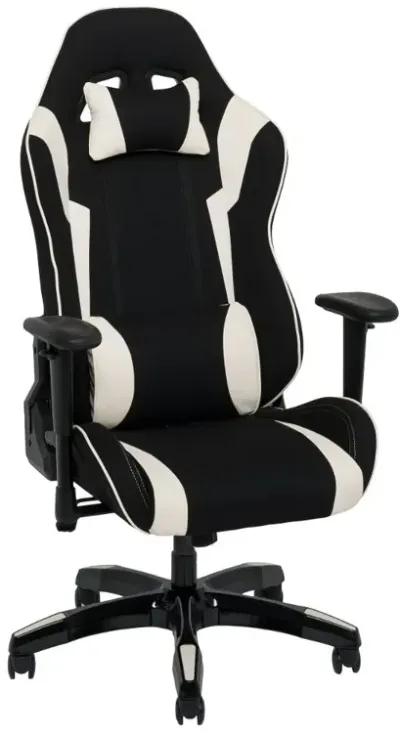 Workspace Black and White Gaming Desk Chair