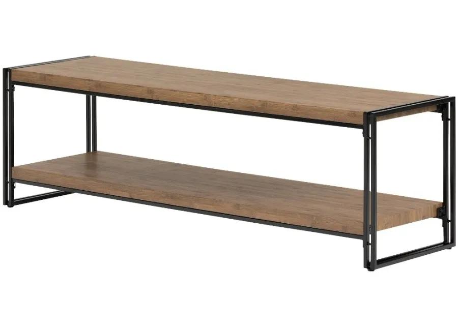 Gimetri 60 Inch Rustic Bamboo TV Stand - South Shore