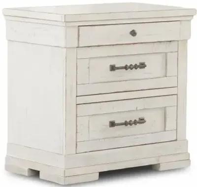 Coming Home Chalk White Nightstand