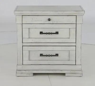 Coming Home Chalk White Nightstand