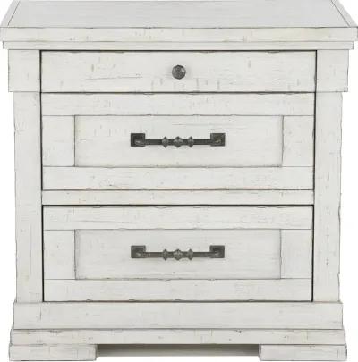 Coming Home Chalk White Nightstand