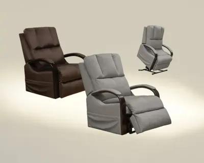 Chandler Walnut Brown Power Reclining Lift Chair